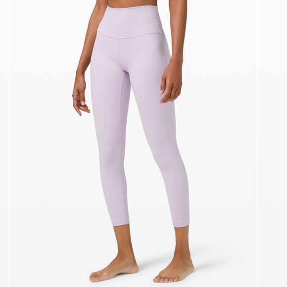 lululemon athletica Pants - Lululemon Lavender wunder under 25”